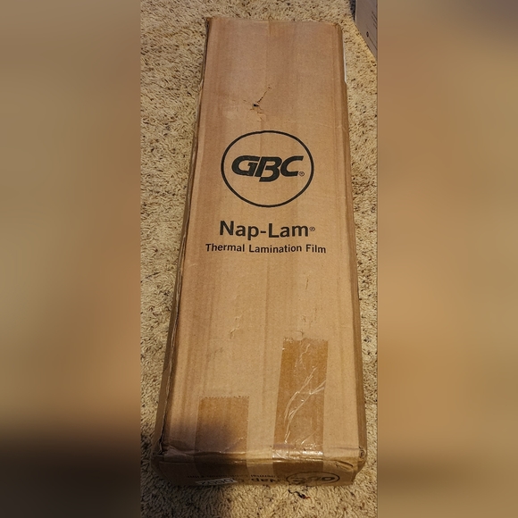 GBC Nap-Lam I - 1.5 mil-25"x500' Clear Laminating Film 2-Pack BENIFITS CHARITY - Picture 1 of 7